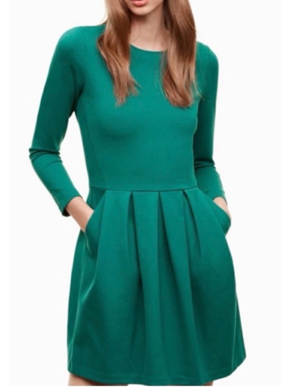 Sunday Best Long Sleeve Fit & Flare Dress Size 4